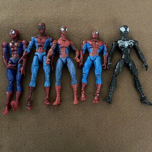 WWE WRESTLING ACTION FIGURE SET OF 5 "SPIDER MAN"